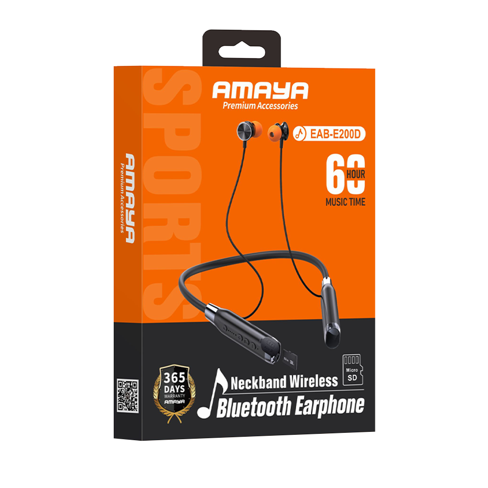 E200_2 هندزفری بیسیم گردنی برند آمایا مدل EAB-E200D - تصویر 1