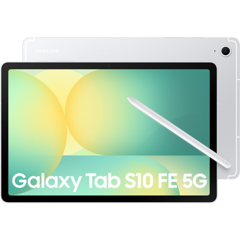 s10 fe تبلت11 اینچ سامسونگ گلکسی مدل (SM-X526B) Tab S10 FE 5G ظرفیت 128گیگابایت رم8 - تصویر 1